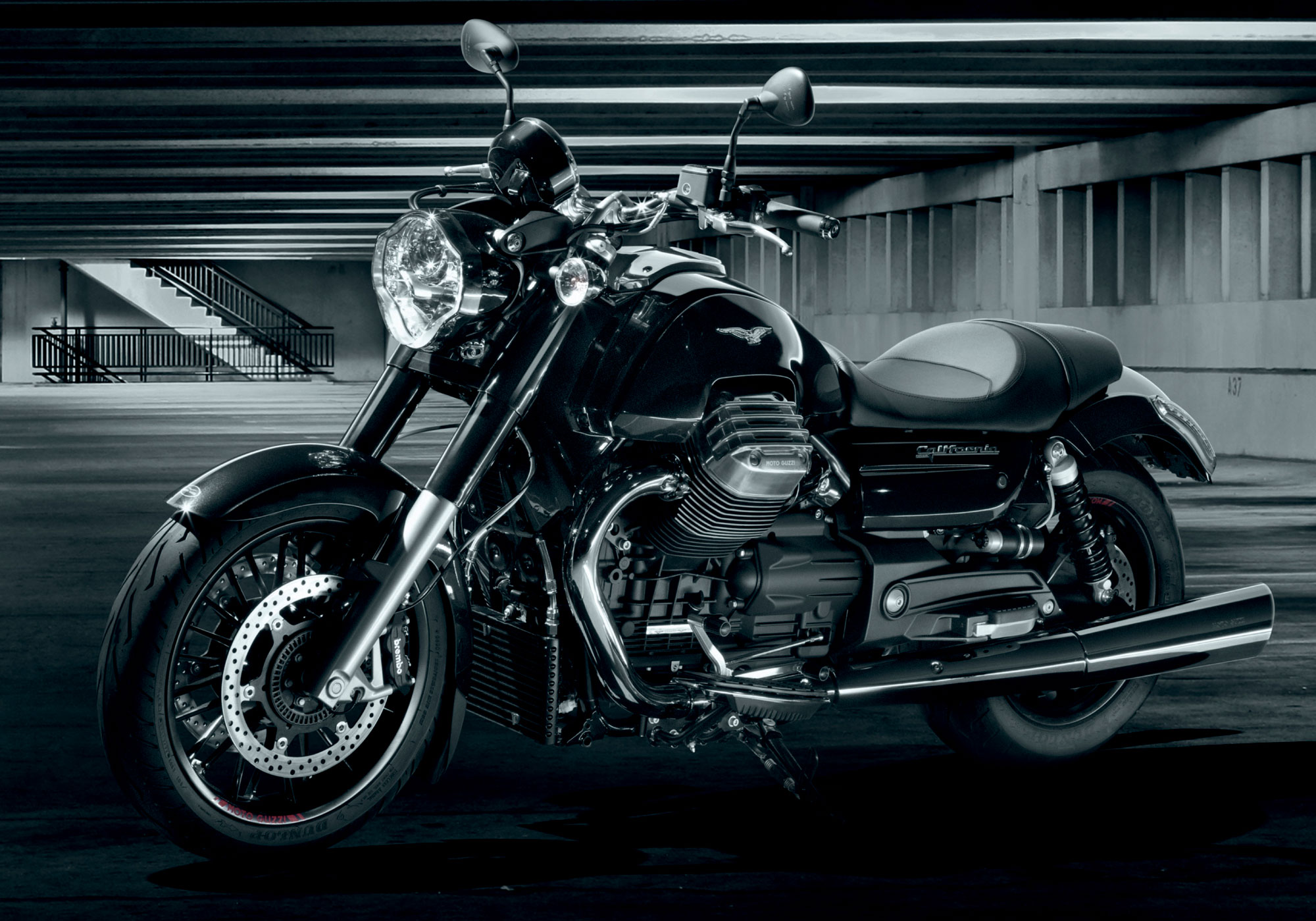 Tapeta Custom motocykl Moto Guzzi California 1400 Wallpaper