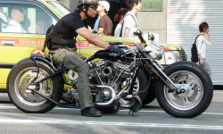 Tapeta Custom Harley Motocykl